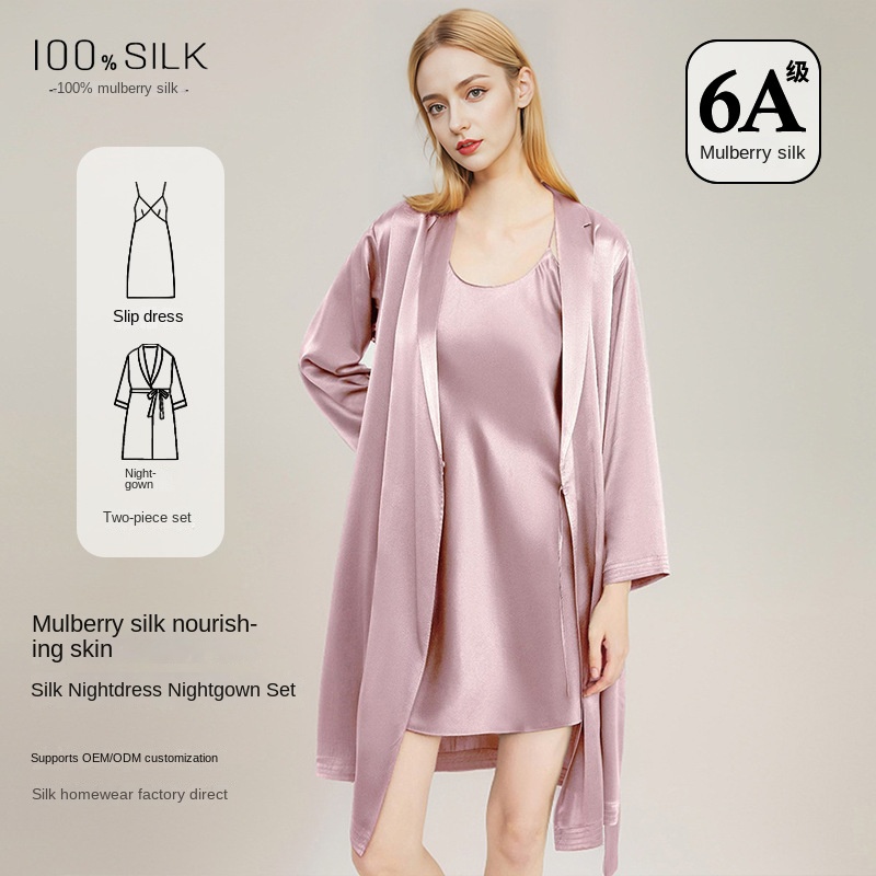 Robe Silk Women - Элегантный женский комплект из 2 предметов:
