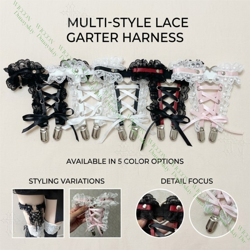 Garter Belt Set - Подвязка для ноги Jirai Kei с