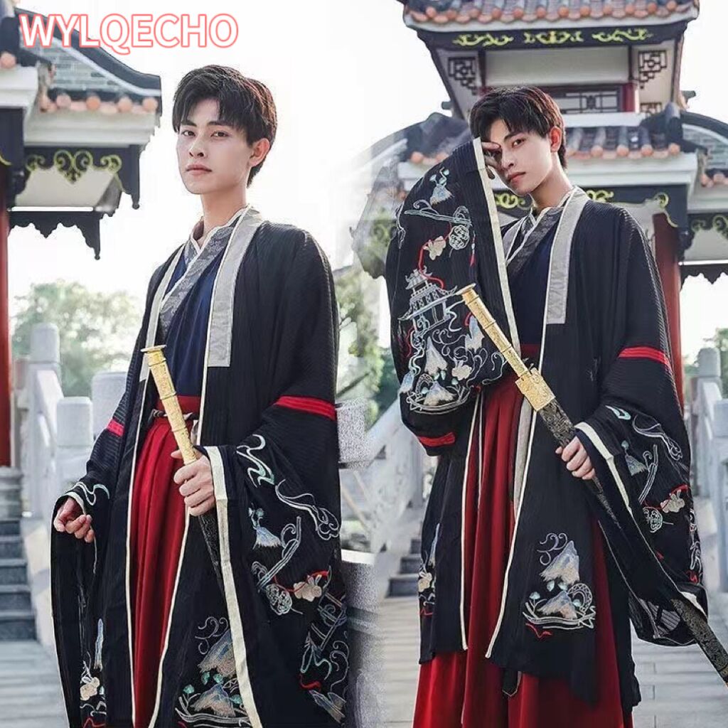 Robe Silk Women - Китайский шелковый халат древний рыцарь ханьфу