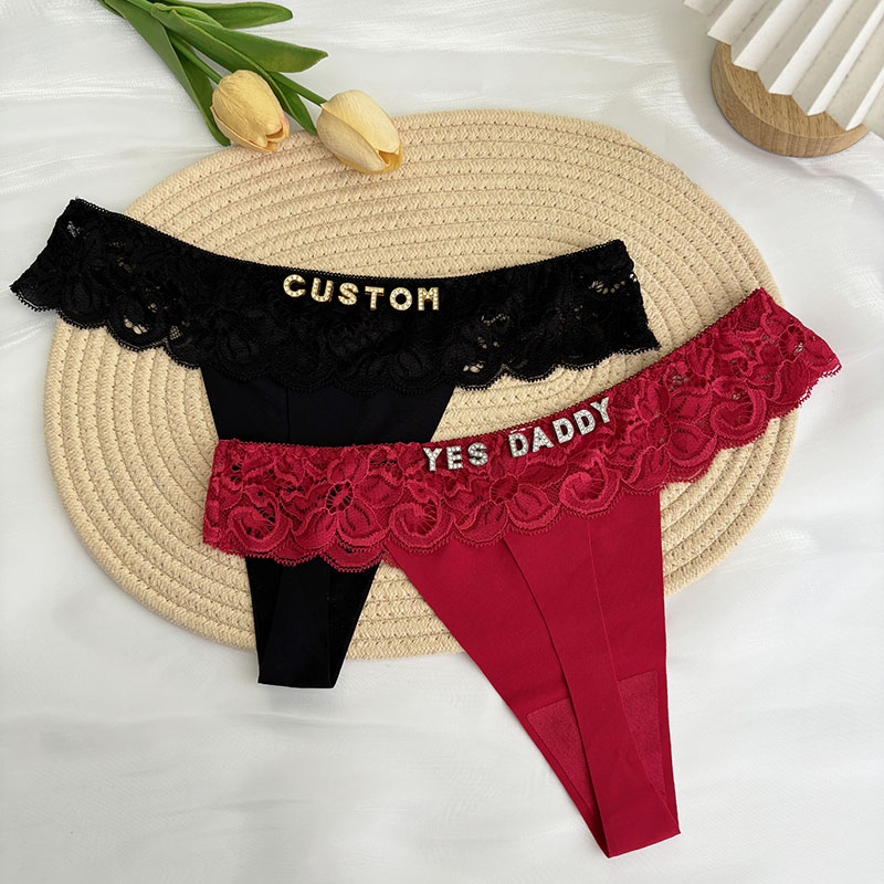 Thong Bikini Women - Персонализированные стринги на заказ с именем