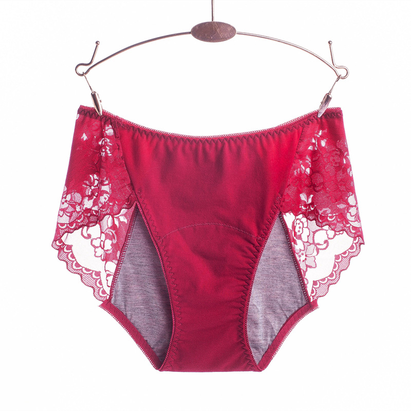 Period Panty Absorbent - Сексуальные кружевные трусики большого размера 3XL,