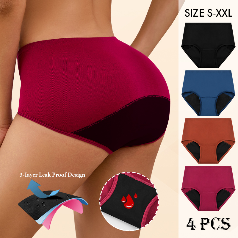 Period Panty Absorbent - Женские бесшовные трусики для критических дней,