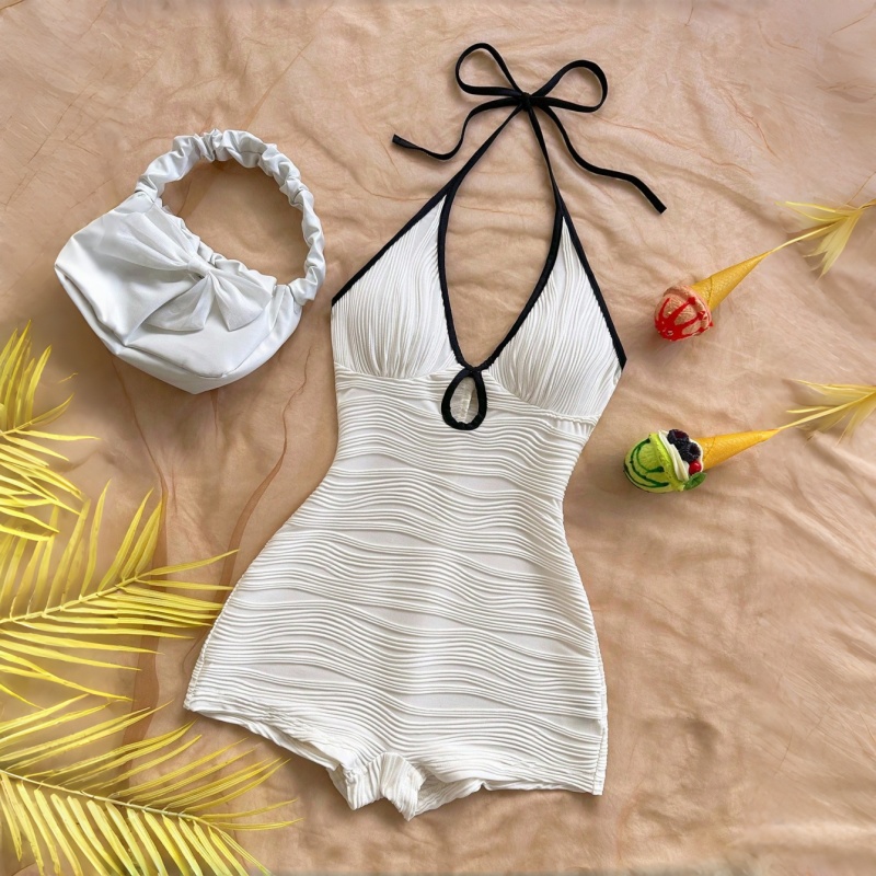 Shapewear Bodysuit Firm - Прозрачное боди с вырезом халтер |