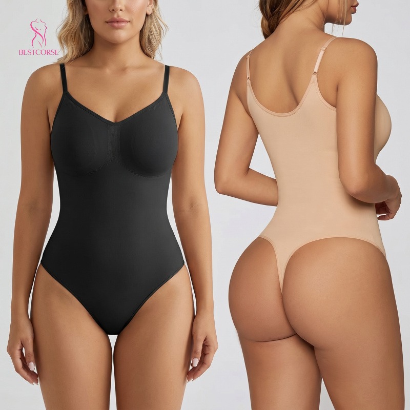 Shapewear Bodysuit Firm - XS 3XL Бесшовный боди Корректирующее белье