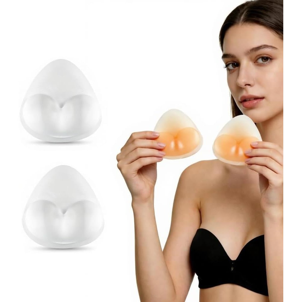 Push Up Bra Padded - Силиконовые вкладыши для бюстгальтера, треугольные накладки