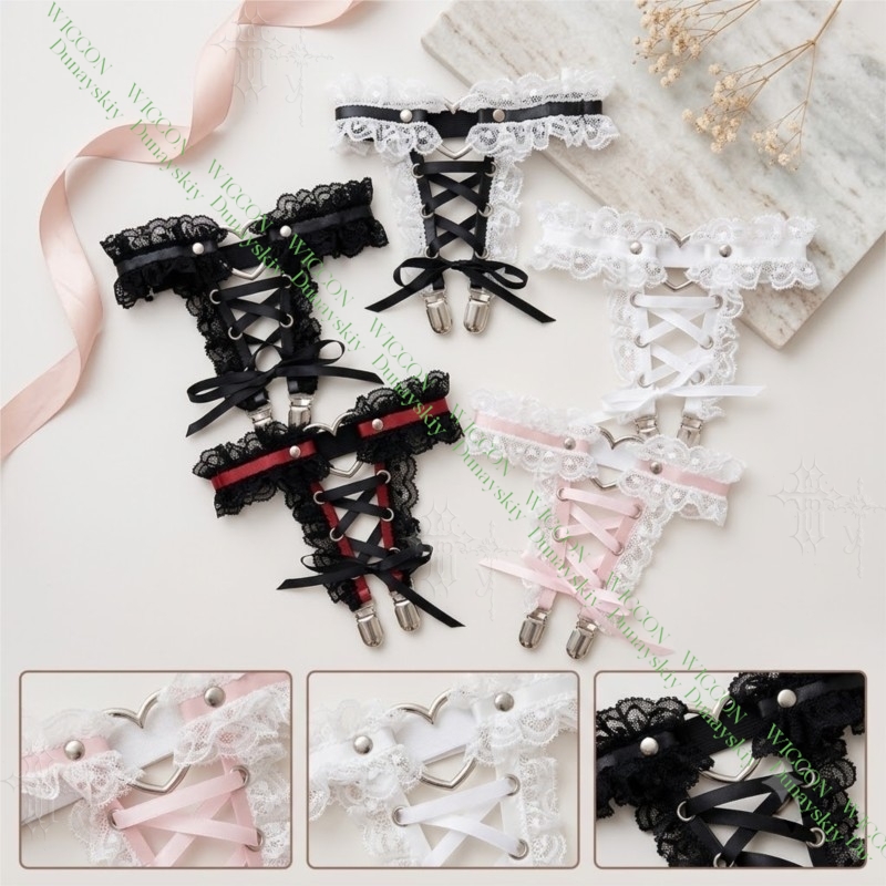 Подвязка для ноги Jirai Kei с  – обзор и цена Garter Belt Set