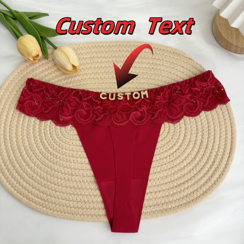 Персонализированные стринги на – обзор и цена Thong Bikini Women