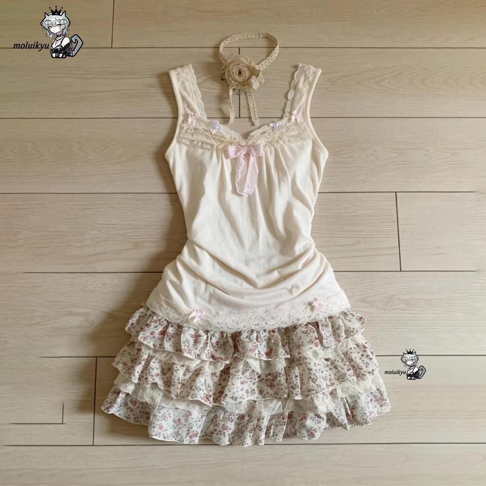 Женский комплект одежды Y2K из – обзор и цена Cami Top Lace