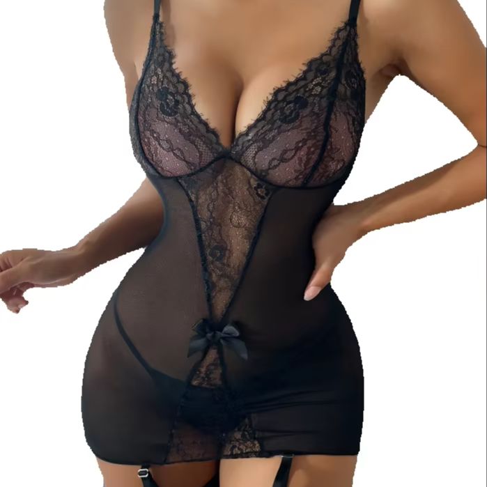 Комплект кружевного белья с чу – обзор и цена Garter Belt Set
