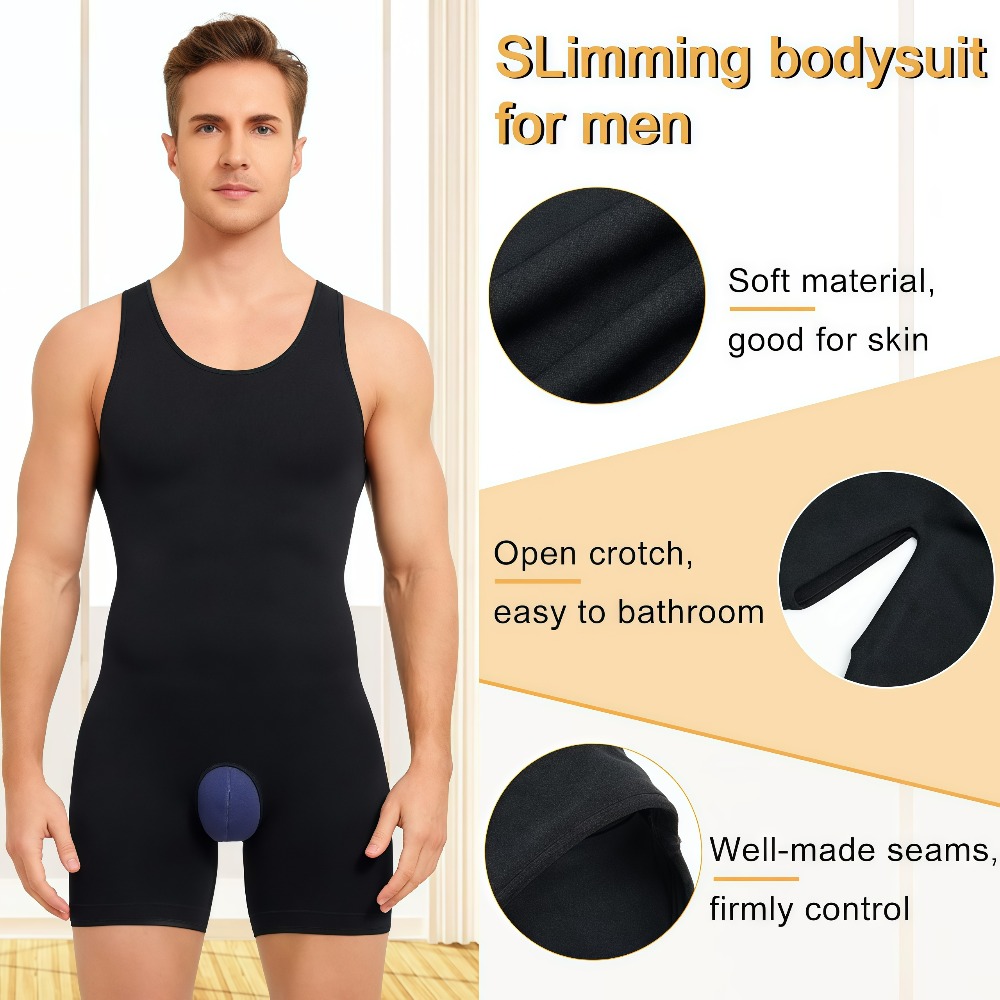 Мужской бесшовный компрессионн – обзор и цена Shapewear Bodysuit Firm