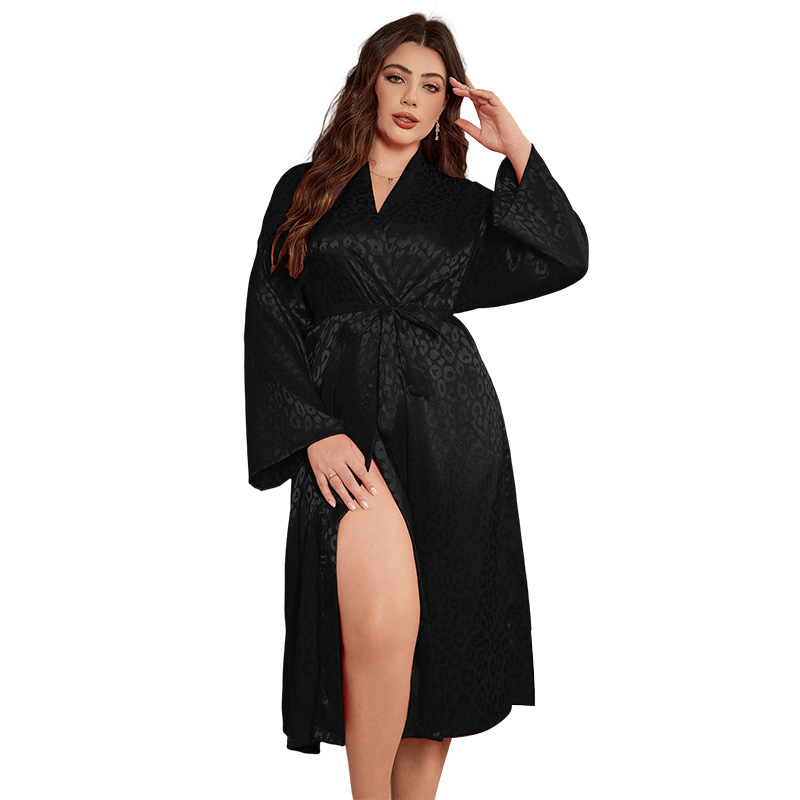 Пижама-халат больших размеров  – обзор и цена Robe Silk Women