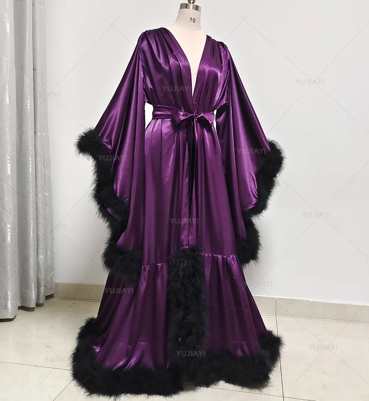 Халат женский свадебный длинны – обзор и цена Robe Silk Women