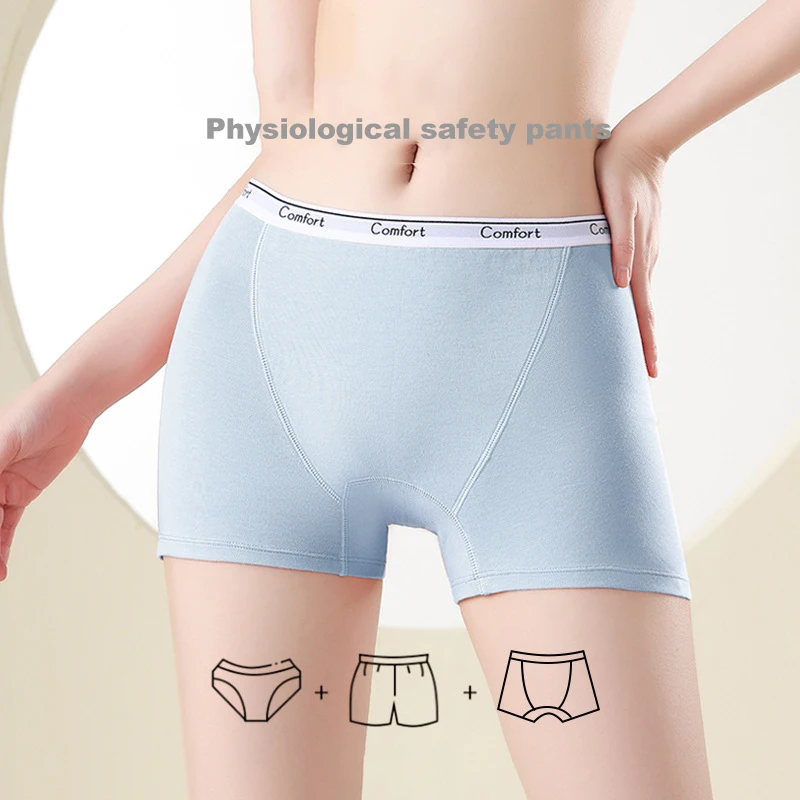 1 шт., хлопковые женские менст – обзор и цена Boyshort Underwear