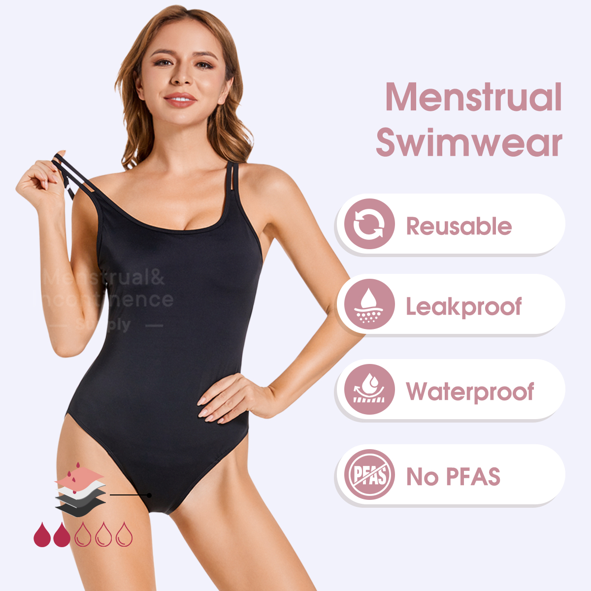 Женский менструальный купальни – обзор и цена Period Panty Absorbent