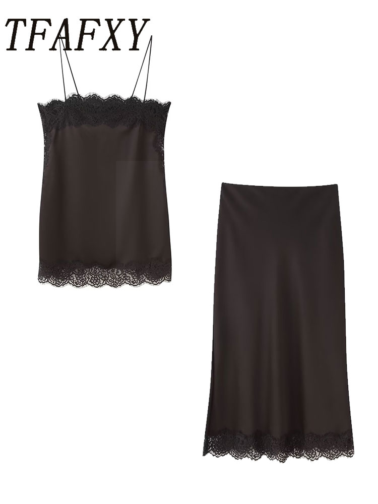 TFAFXY Винтажный повседневный  – обзор и цена Cami Top Lace