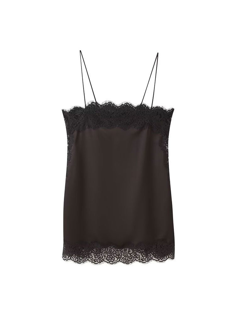 TFAFXY Винтажный повседневный  – обзор и цена Cami Top Lace