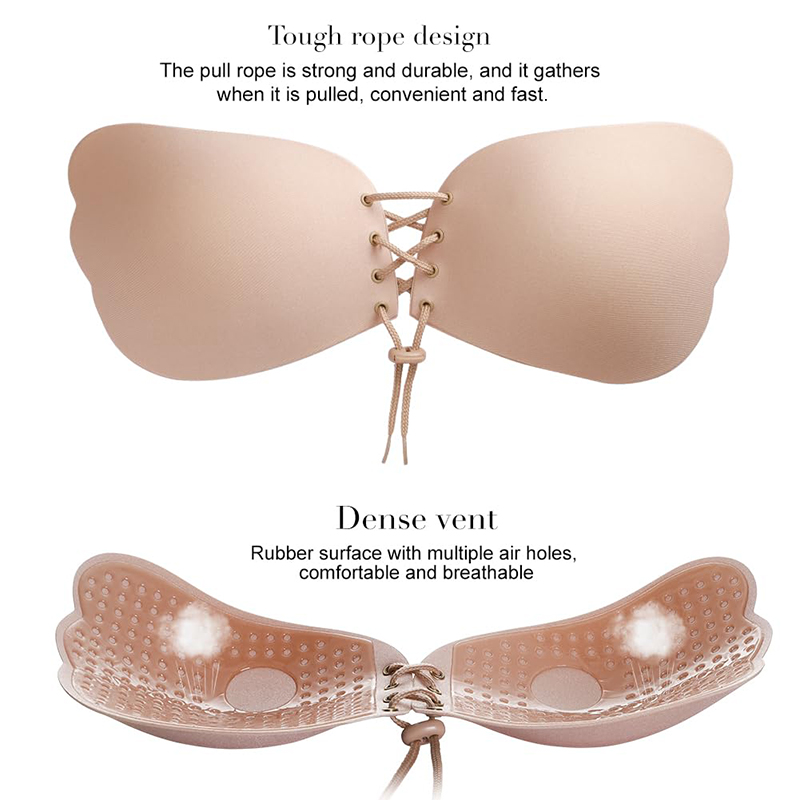 1/2 пары женских летних бюстга – обзор и цена Strapless Bra Backless