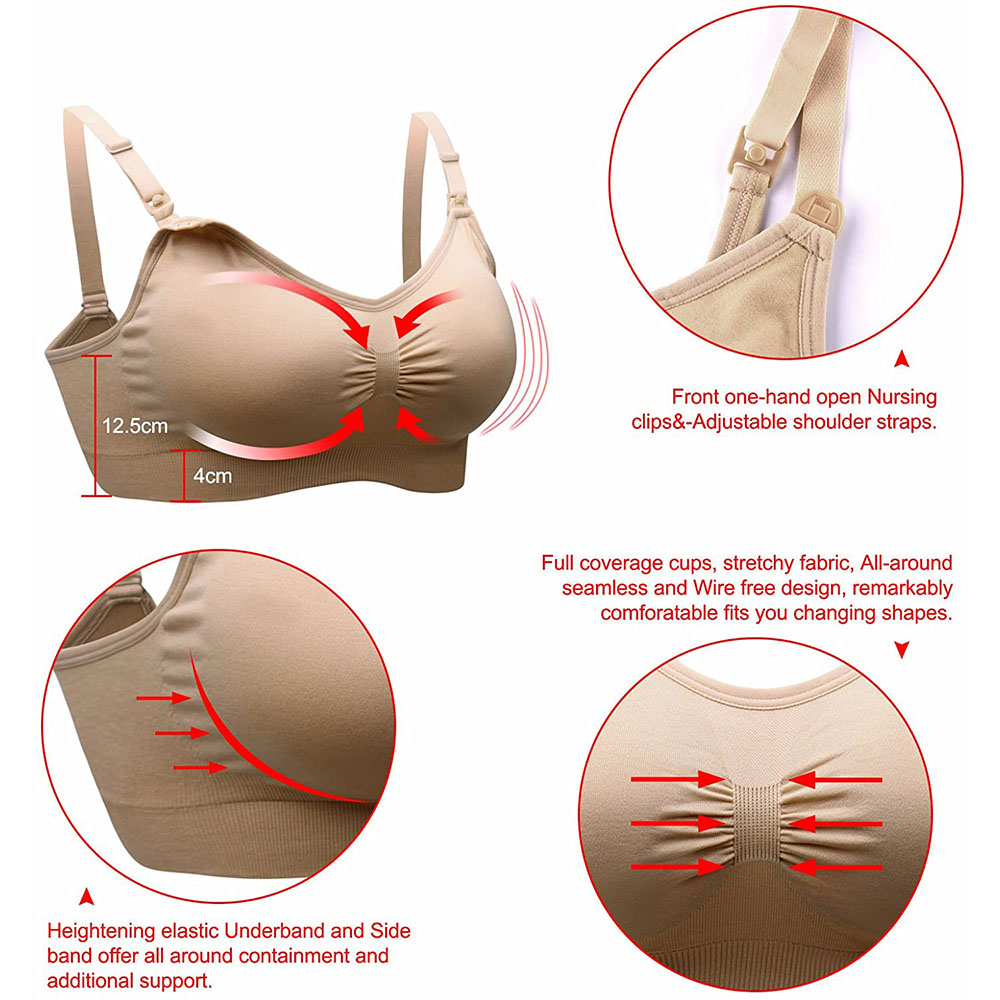 Бесшовный хлопковый бюстгальте – обзор и цена Nursing Bra Sleep