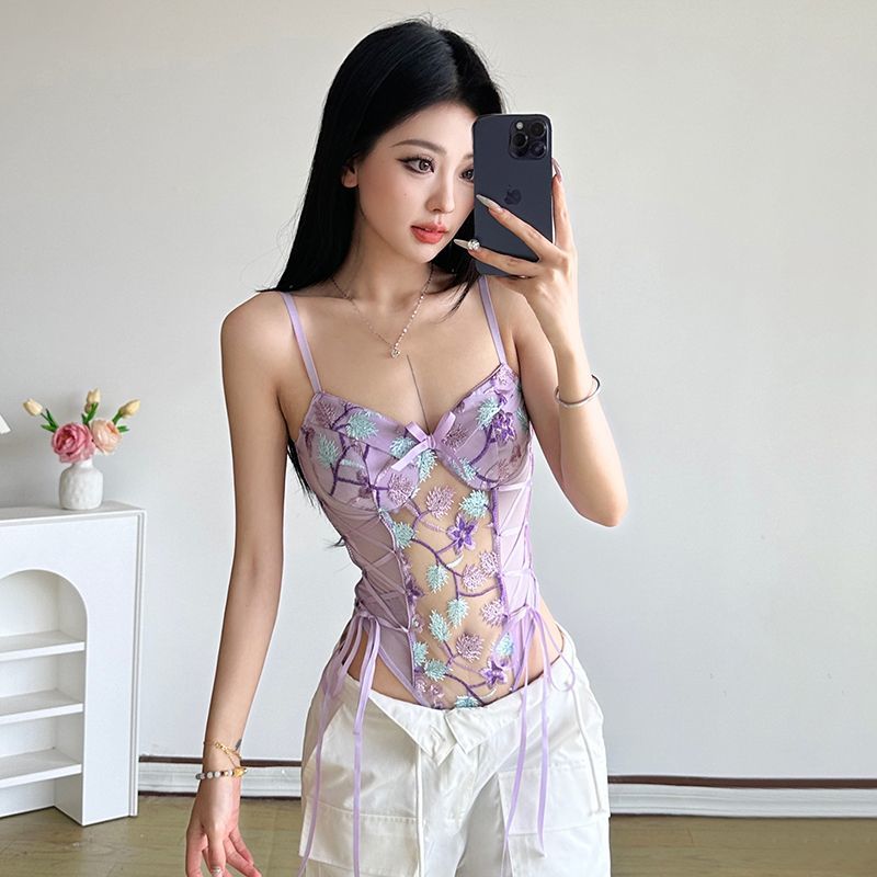 Летний модный комбинезон-боди  – обзор и цена Cami Top Lace