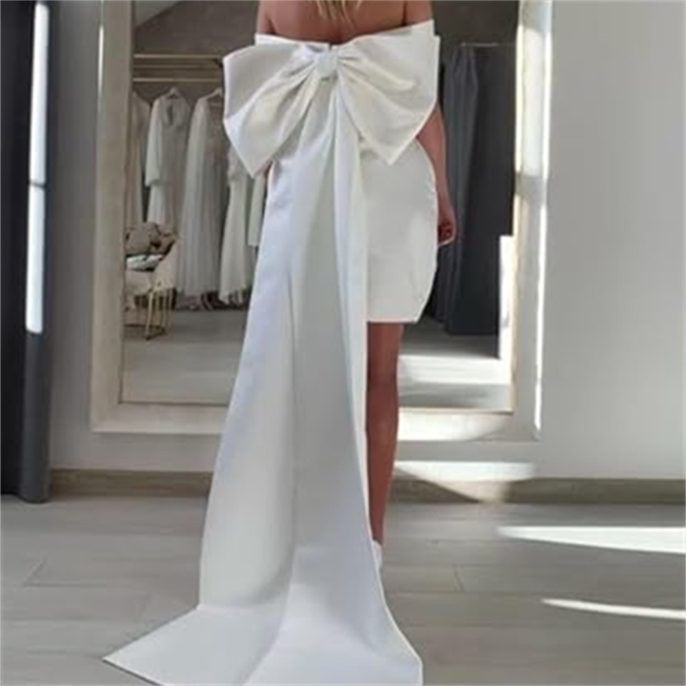 Женский свадебный бант со съем – обзор и цена Robe Silk Women