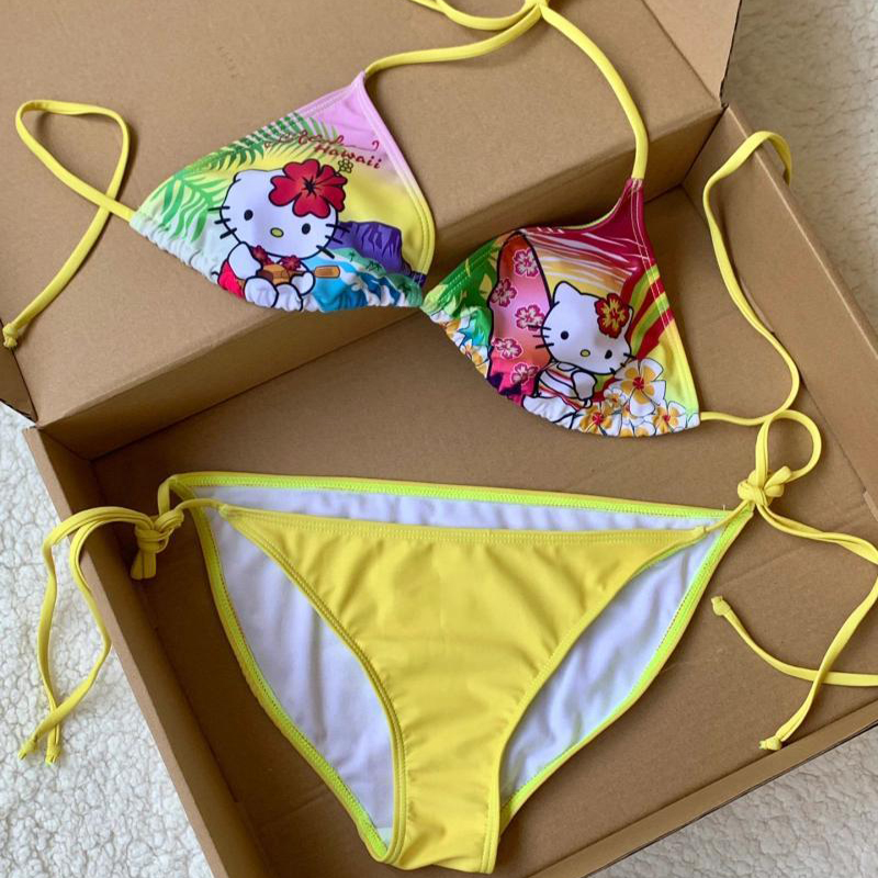Купальник Y2K для девочек в ст – обзор и цена Thong Bikini Women
