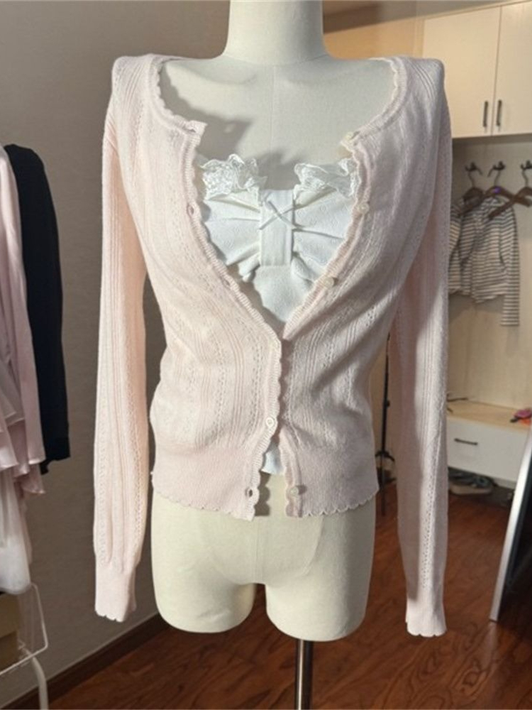 Корейский модный комплект из 3 – обзор и цена Cami Top Lace