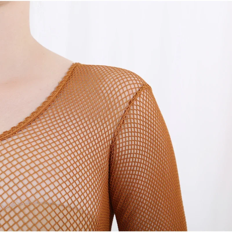 Комбинезоны для латинских танц – обзор и цена Bodystocking Fishnet