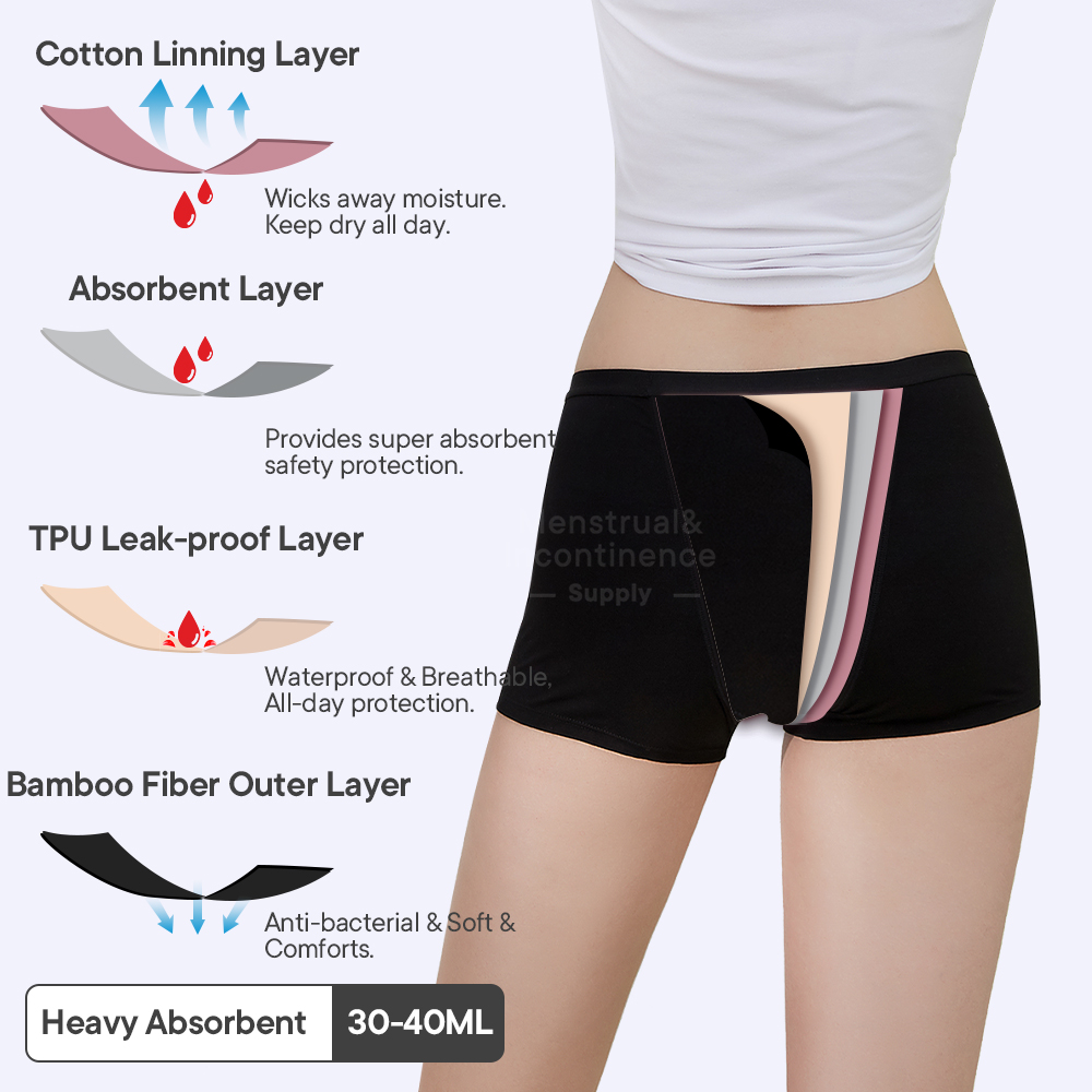 Нижнее белье из бамбукового во – обзор и цена Boyshort Underwear