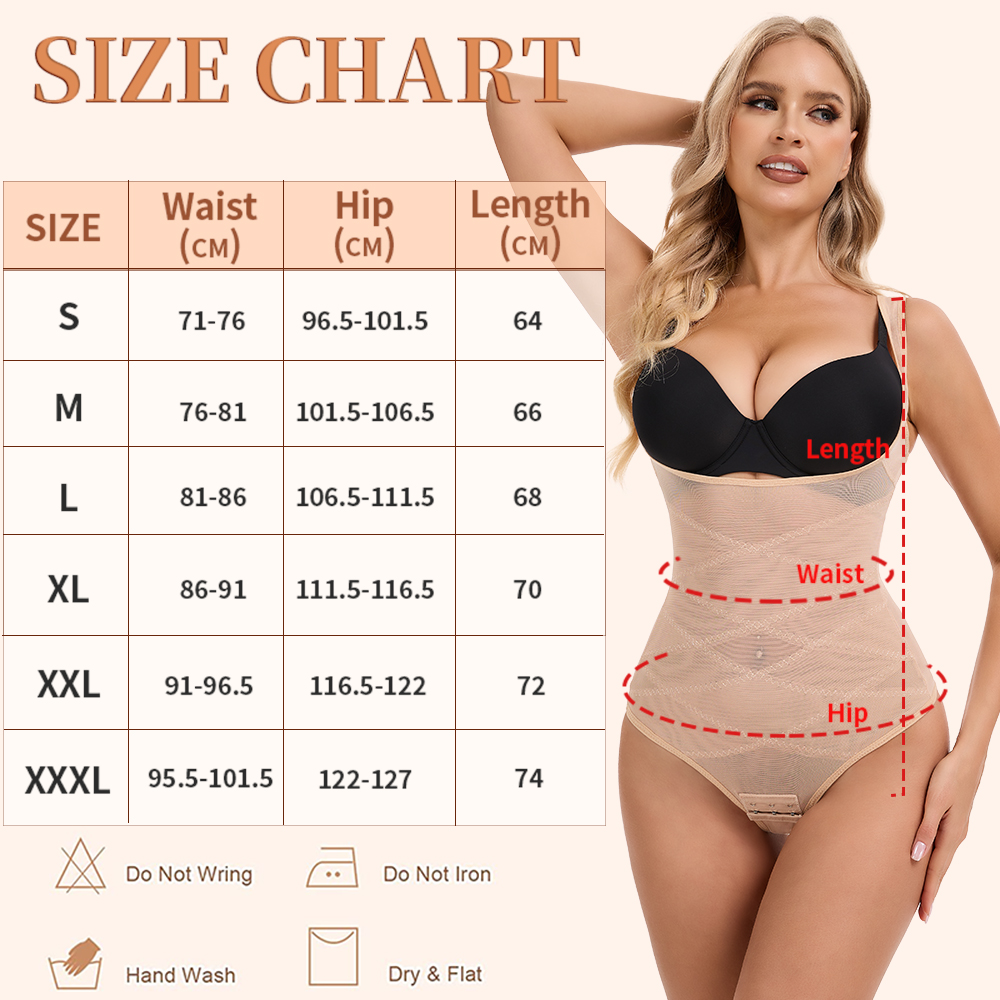Сетчатые стринги, боди, коррек – обзор и цена Shapewear Bodysuit Firm